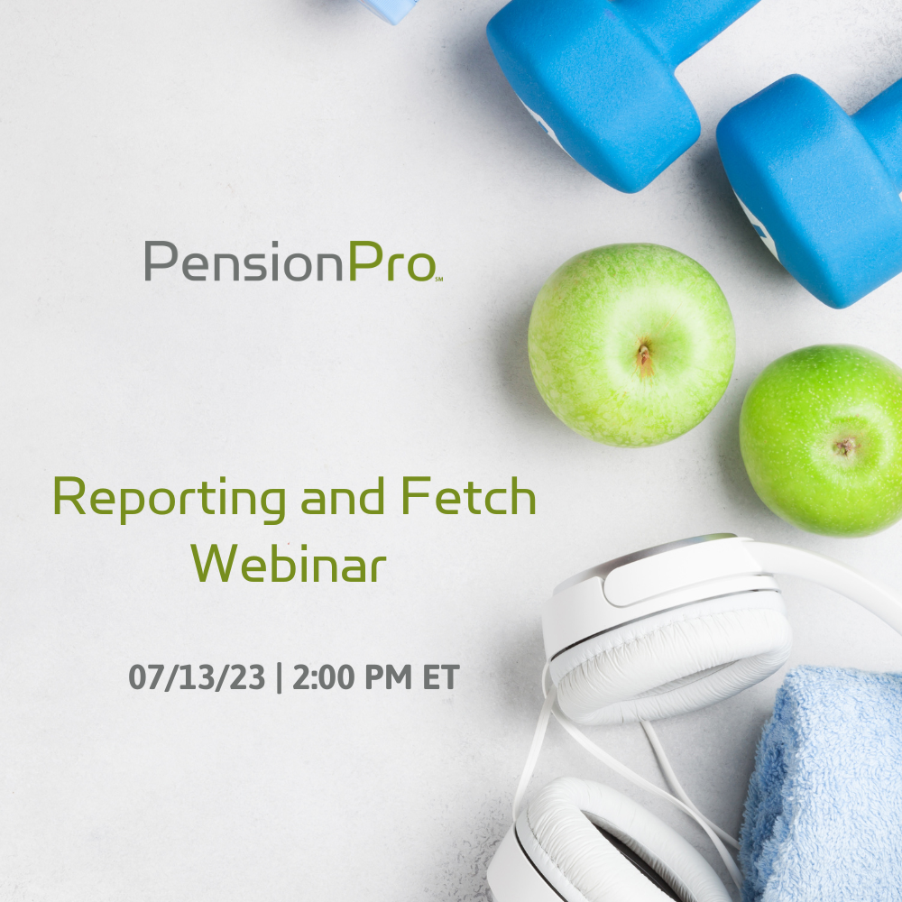 Reporting and Fetch Webinar