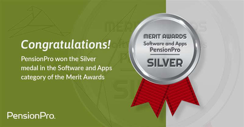 PensionPro, an American TCS Company, Wins Silver in Merit Awards for Software and Apps Category